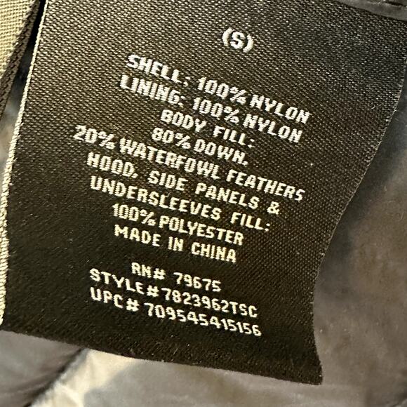 London Fog Lightweight Full Zip Hooded Down Puffer Jacket Coat Women's small - Picture 5 of 6